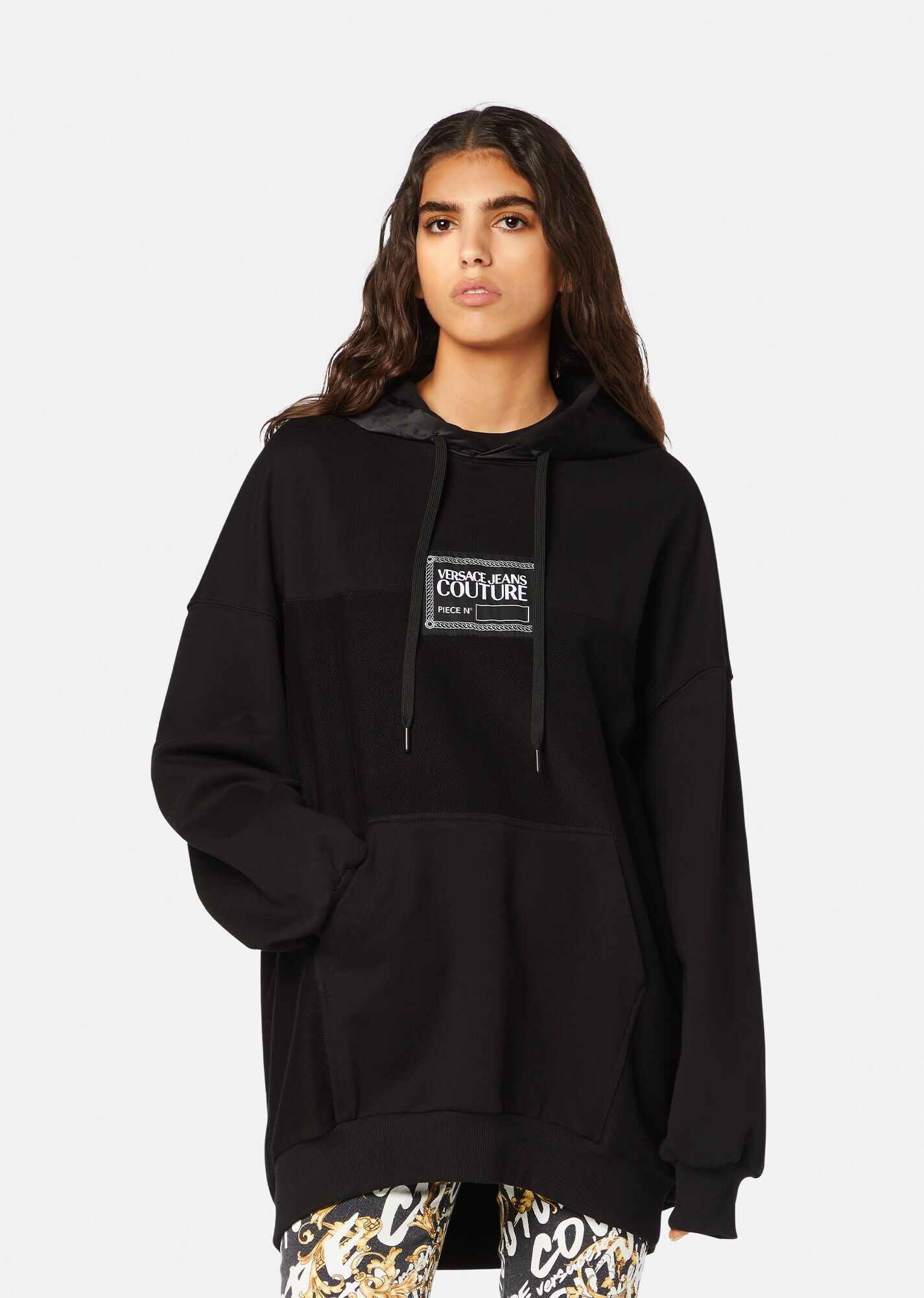 Piece Number Oversized Hoodie - 3