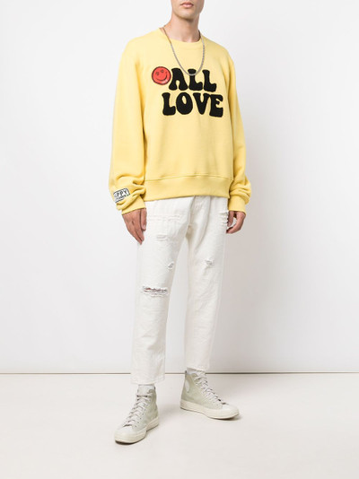 AMIRI x A Love Moment All Love sweatshirt outlook