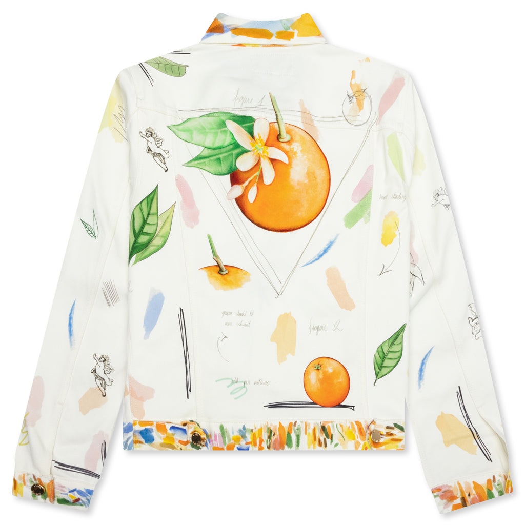 CASABLANCA PRINTED DENIM JACKET - WORK IN PROGRESS - 2