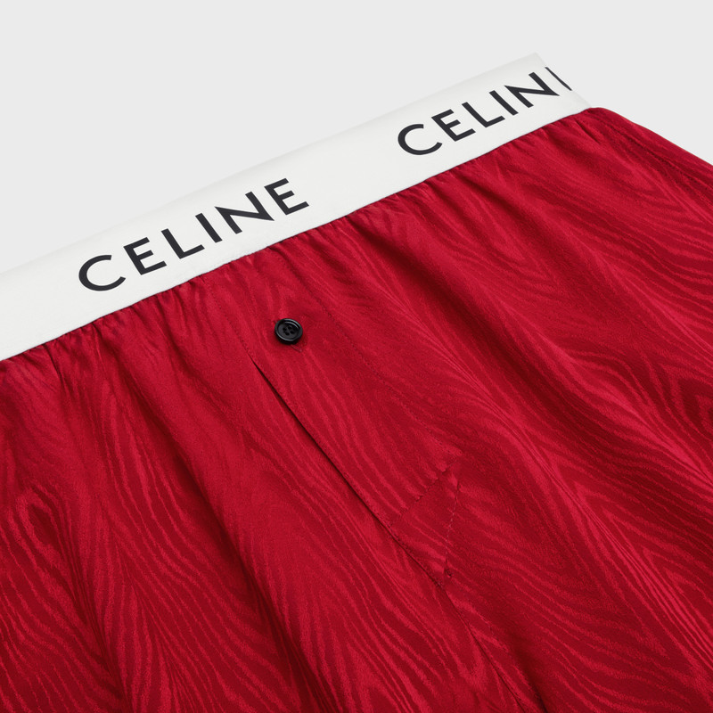 Celine boxers in shimmering silk cady 3