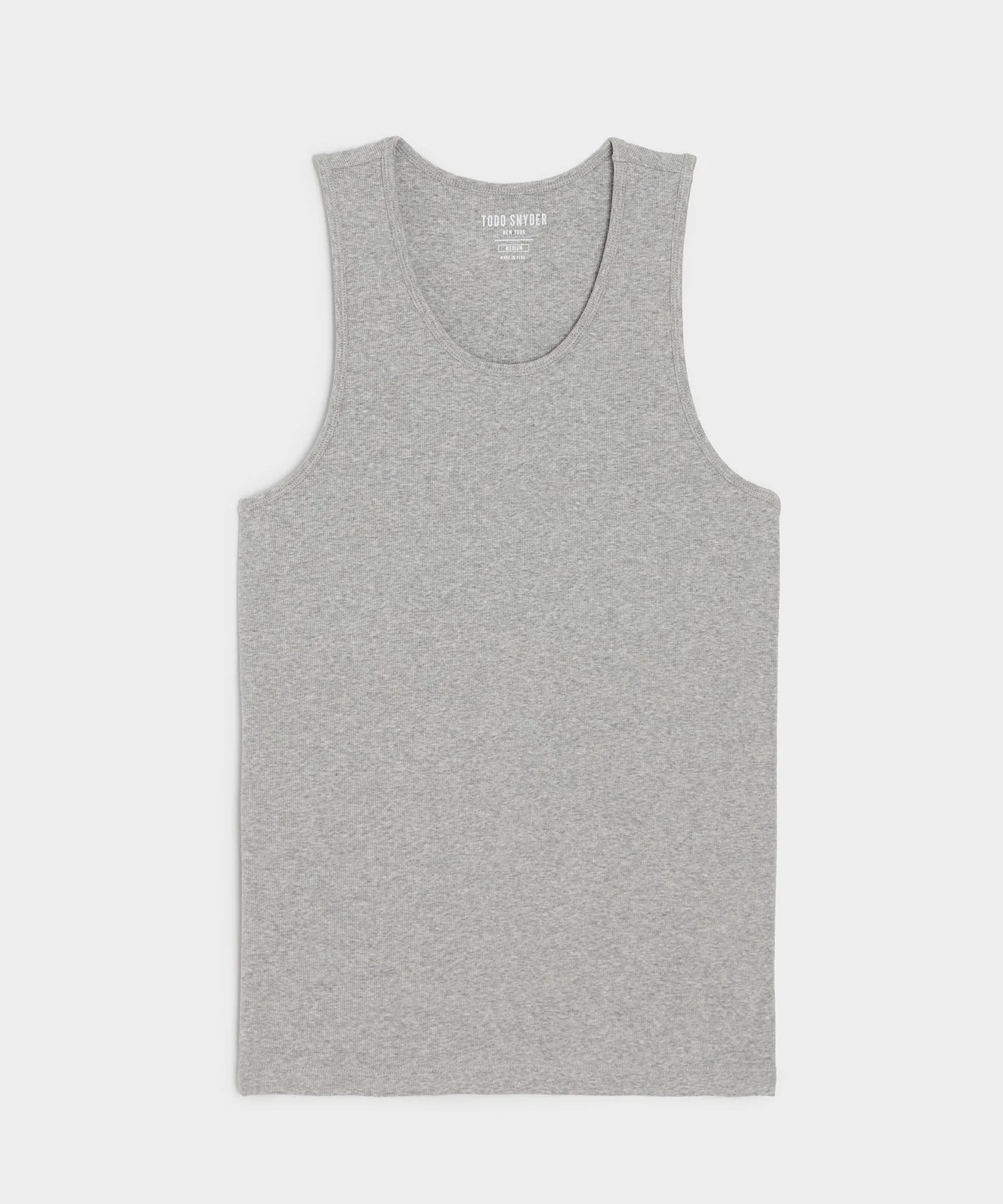 Slim Ribbed Tank - 1