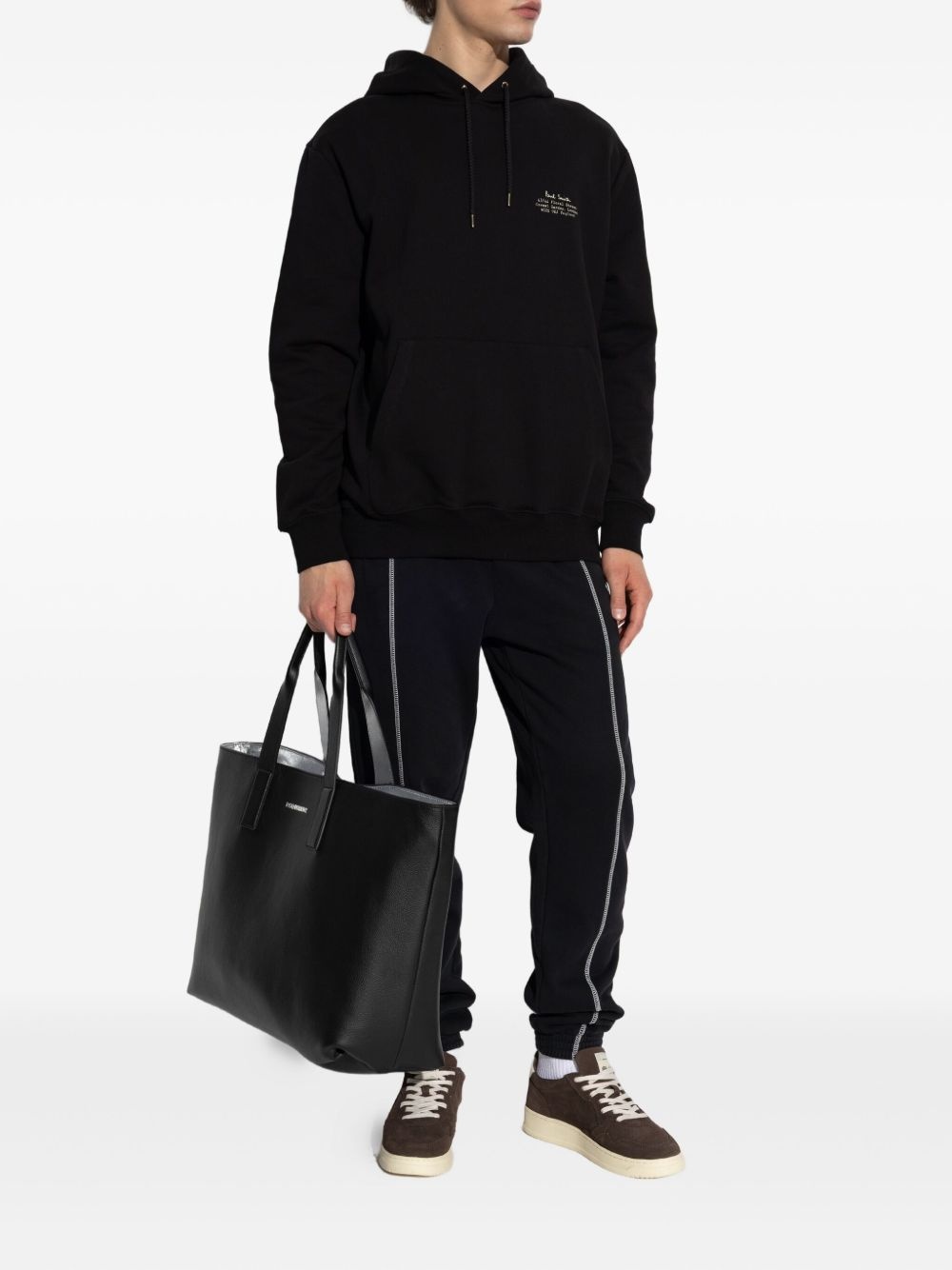 logo-print hoodie - 2