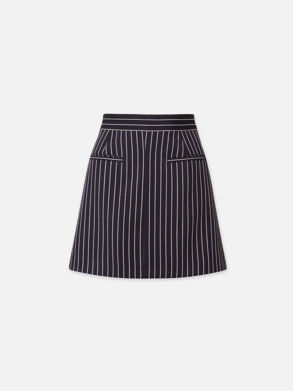 Tailored Skirt in Dark Navy Multi - 4
