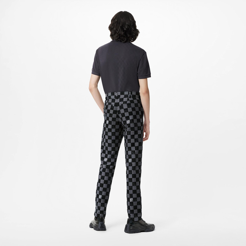 Half Damier Pocket Polo 5