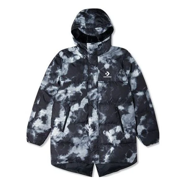 Converse Printed Winter Down Jacket 'Black Multi' 10024055-A01 - 1