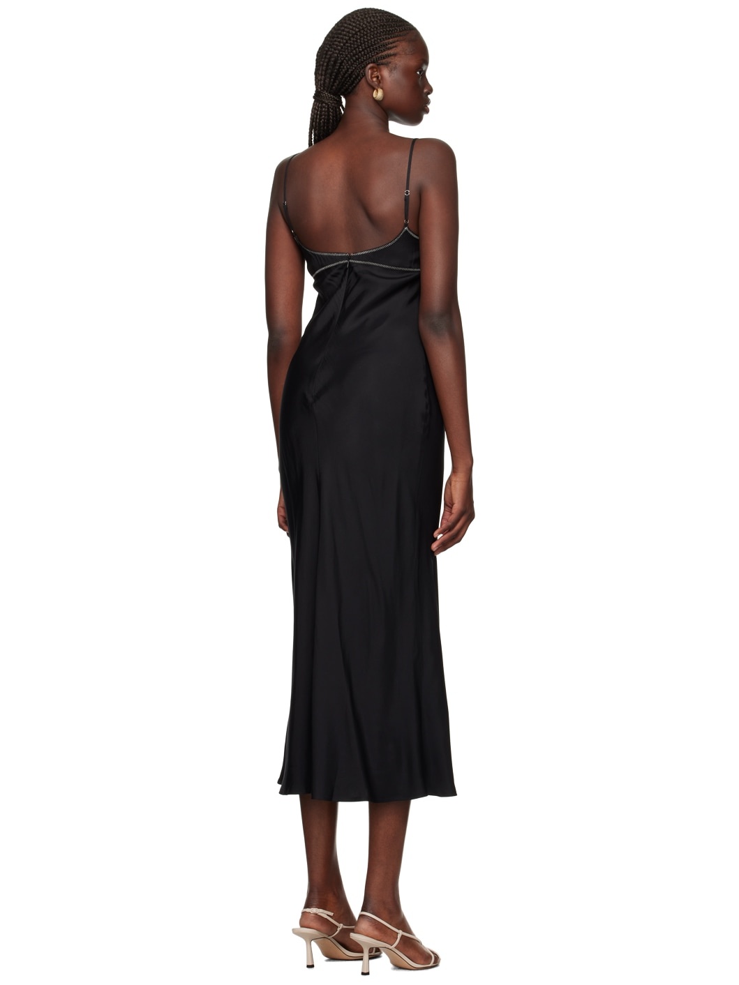 Black Emery Midi Dress - 3