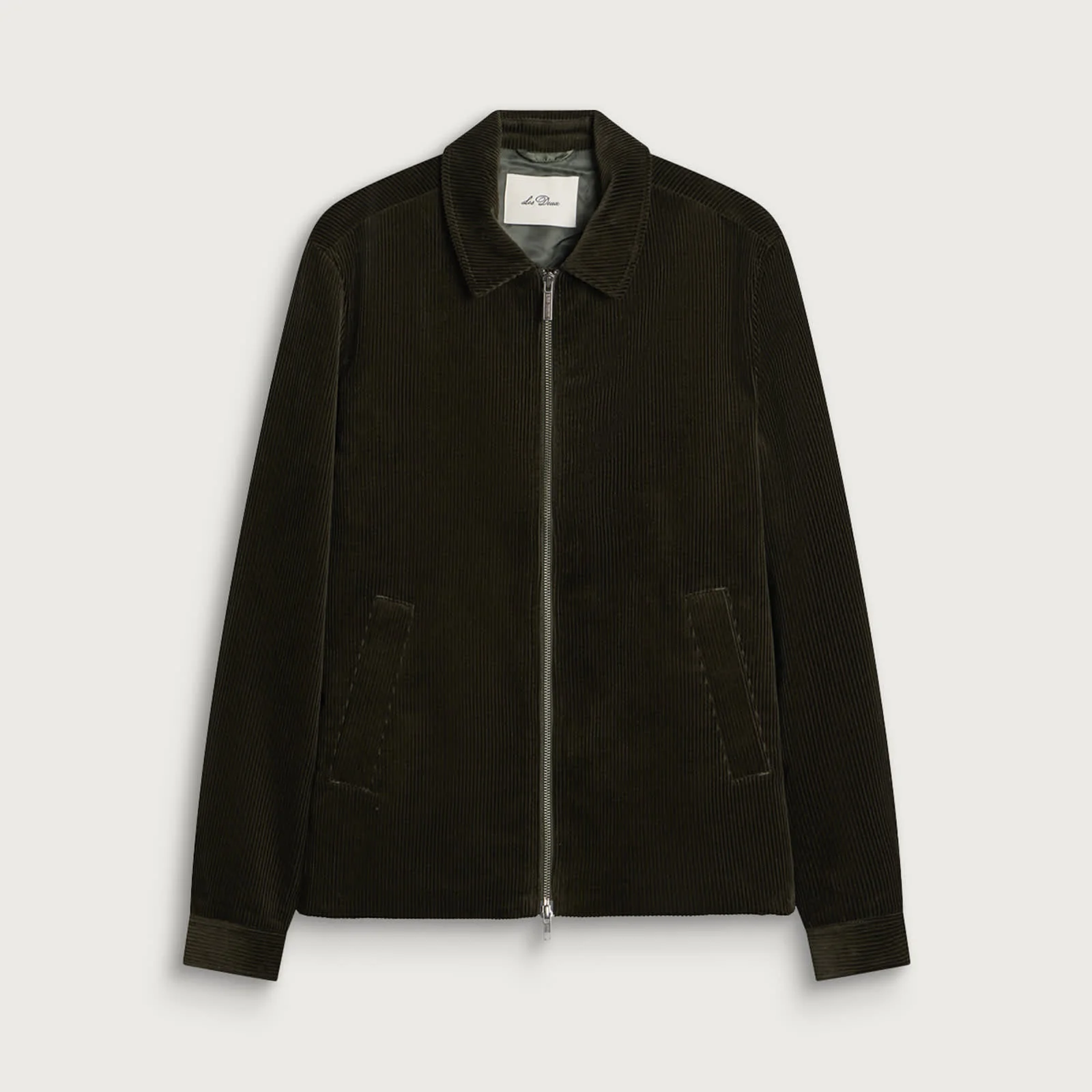 Les Deux Corduroy Zipper Coach Jacket - 1