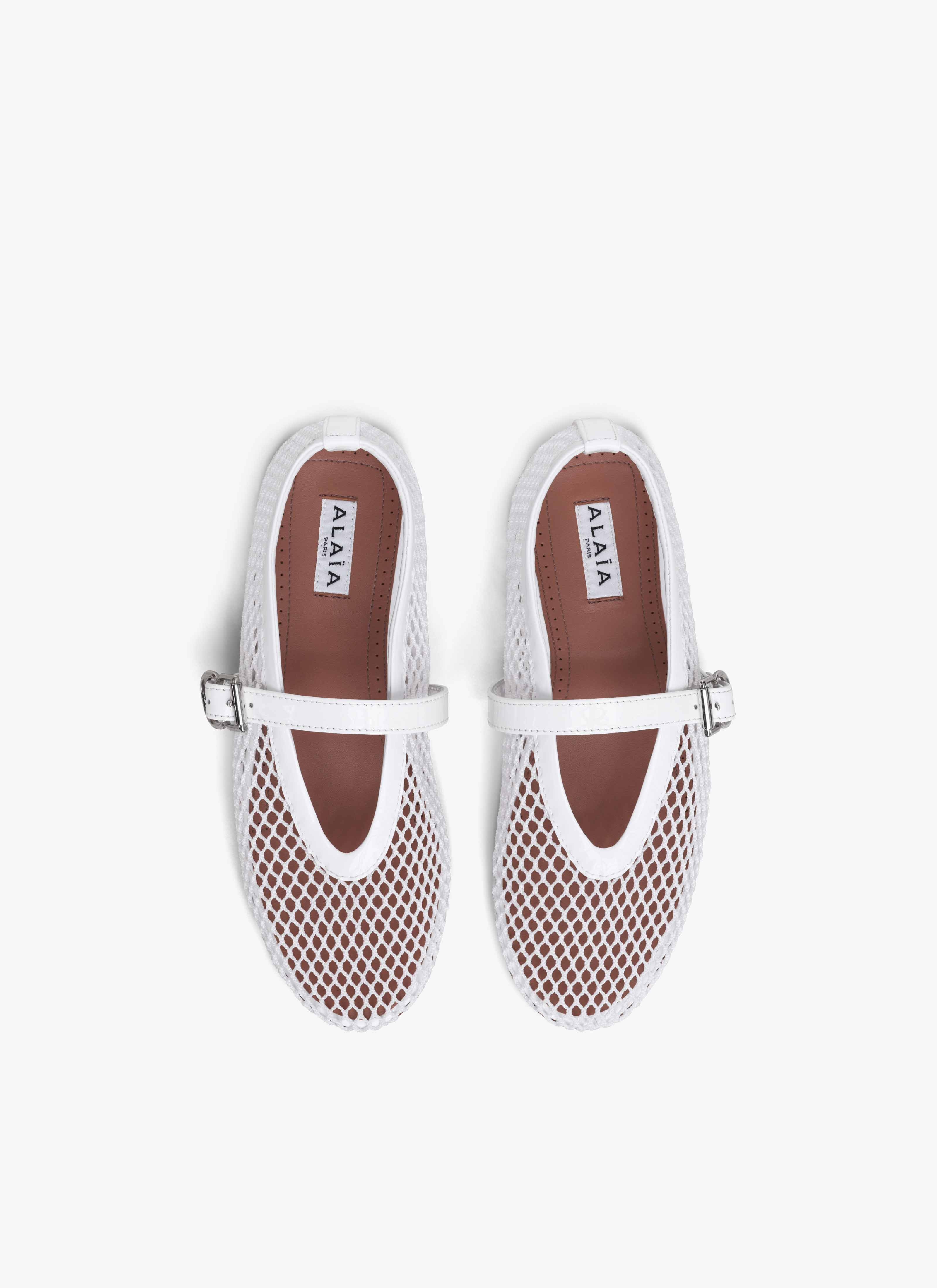 BALLET FLATS IN FISHNET - 2