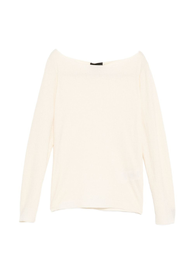 Textured knit top 1