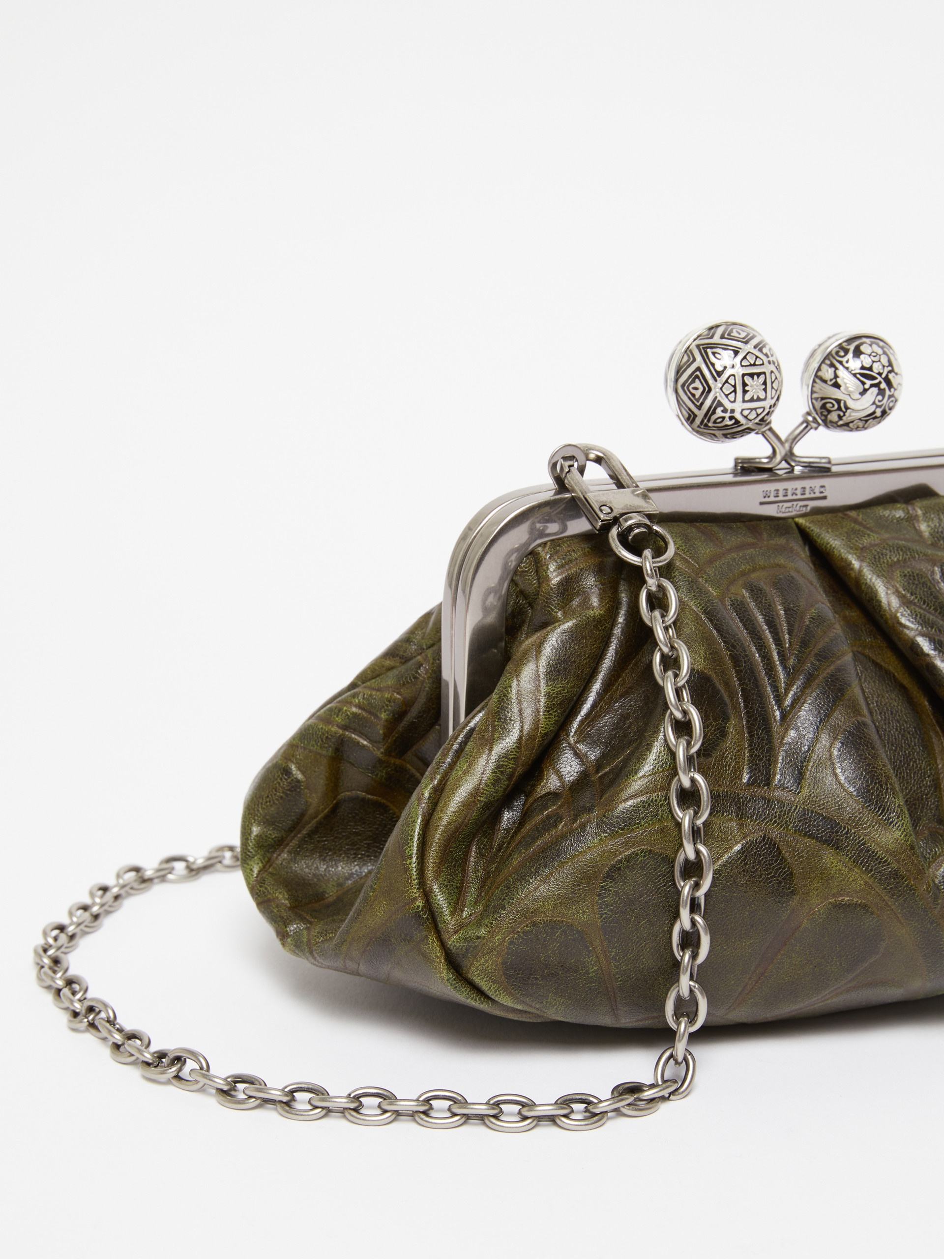 SPANISHHERITAGE Small smooth leather Pasticcino Bag - 4