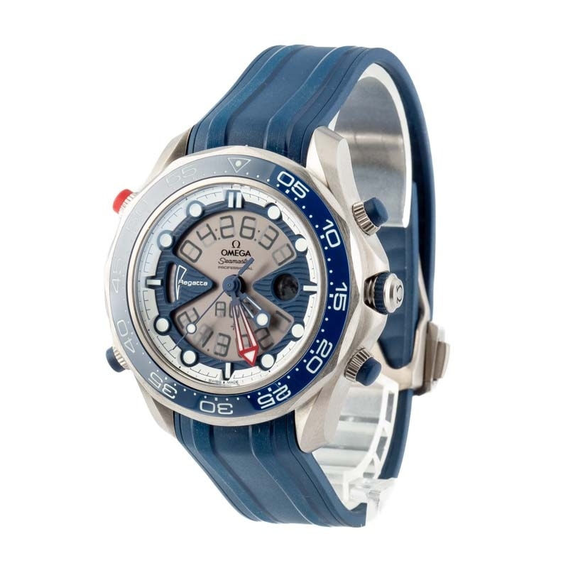 Omega Seamaster Regatta America's Cup Titanium on Rubber Strap - 2
