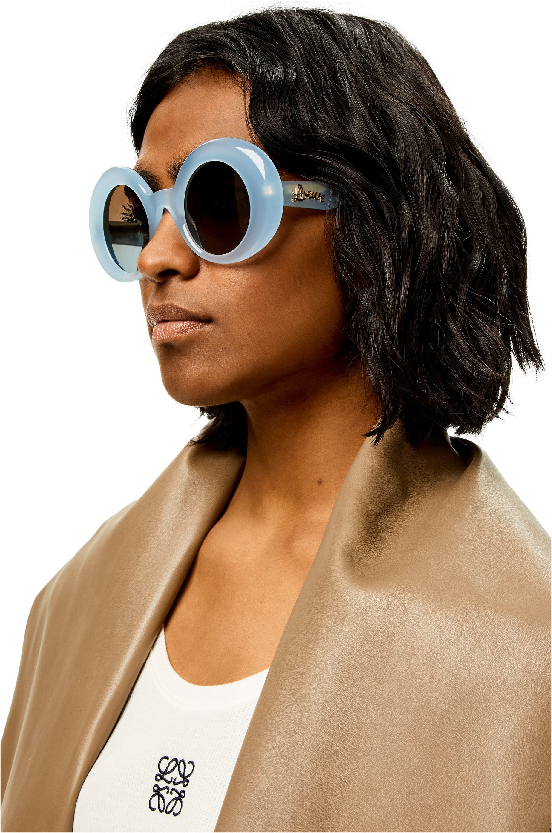Loewe Oversized round sunglasses in acetate | REVERSIBLE display picture 2