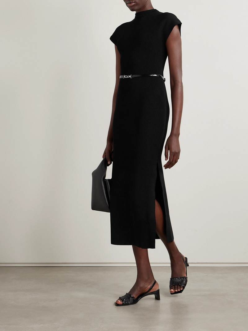 FFORME Saiba Ribbed-knit Midi Dress outlook
