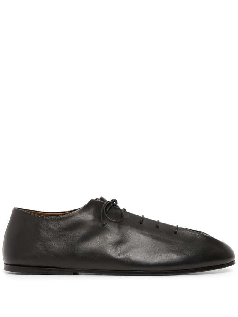 leather lace-up derby shoes 1