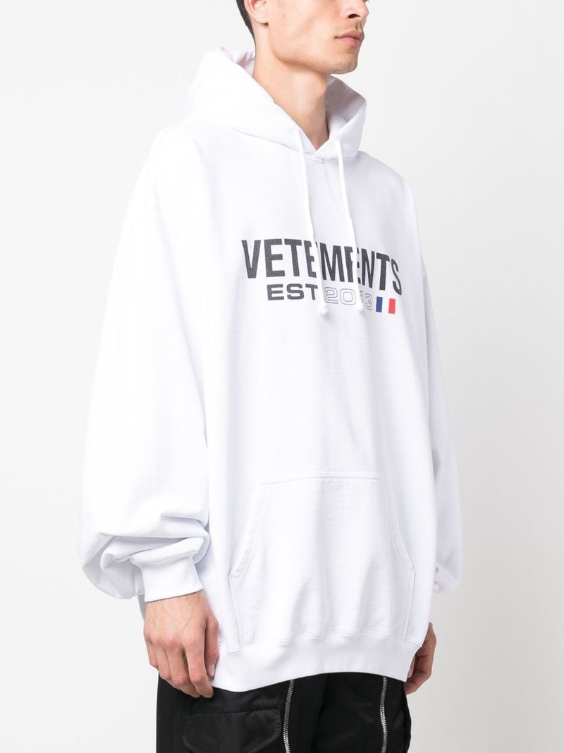 logo-print hoodie 4