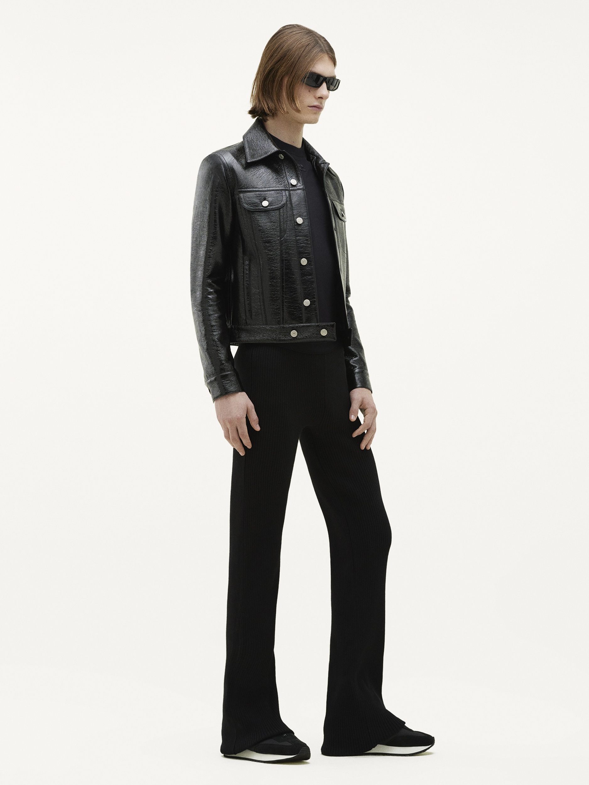 V CUT TRUCKER JACKET - 3