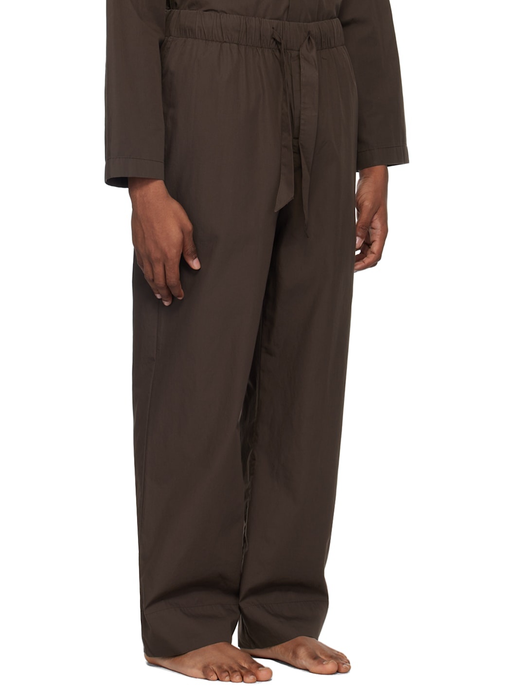 Brown Drawstring Pyjama Pants - 2