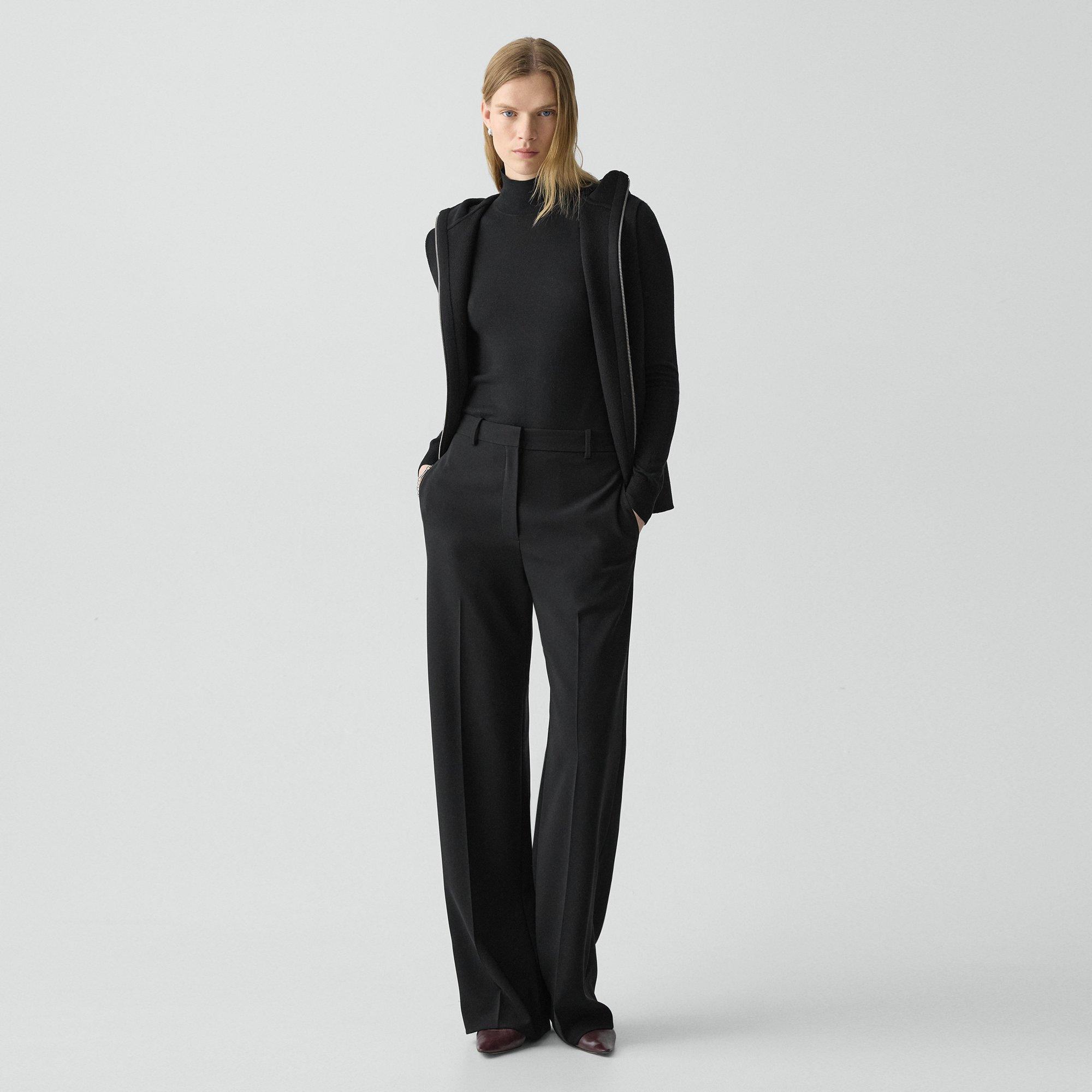 Straight Pant, 29'' in Admiral Crepe - 2