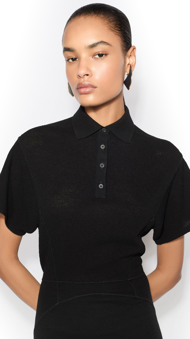 WOOL-BLEND POLO DRESS 4