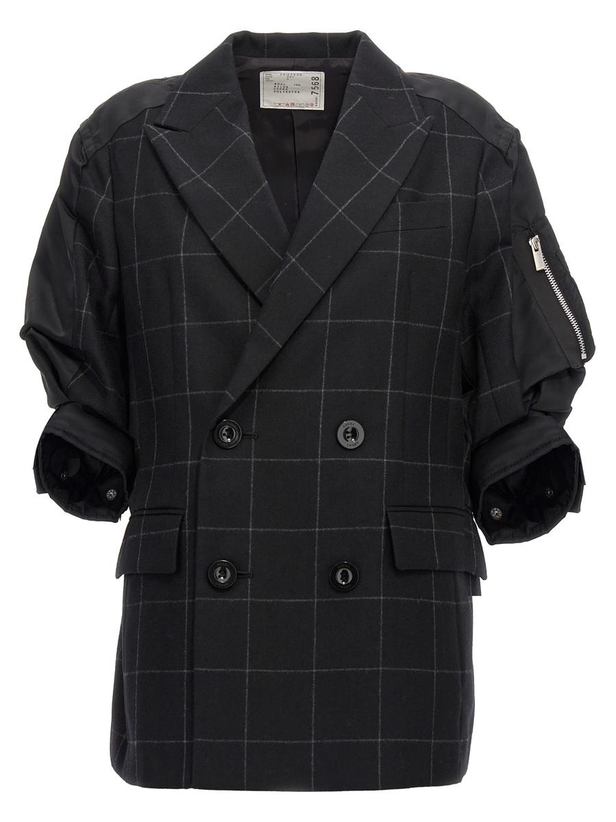 Sacai 'Windowpane' Blazer - 1