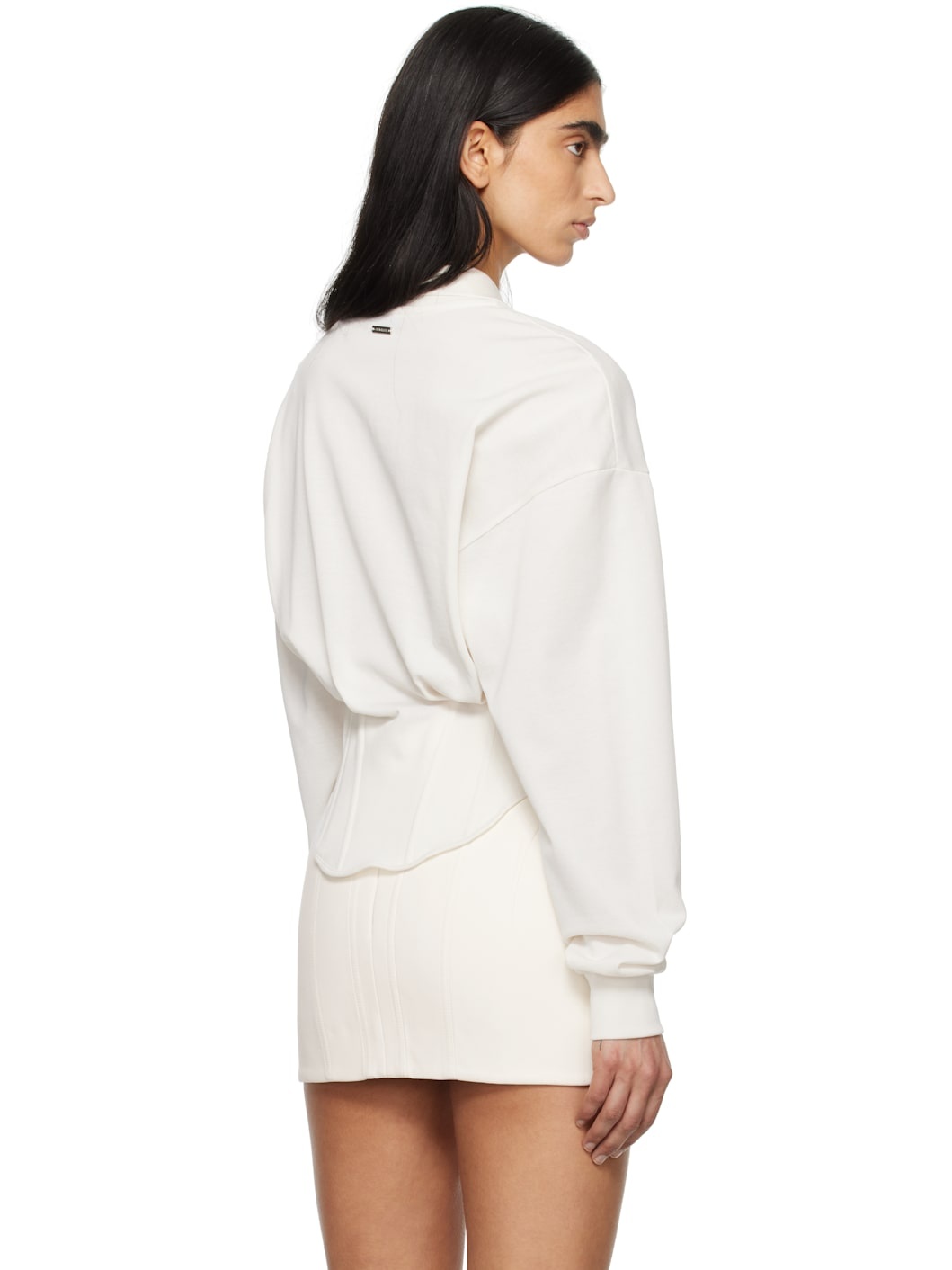 White Corseted Polo - 3