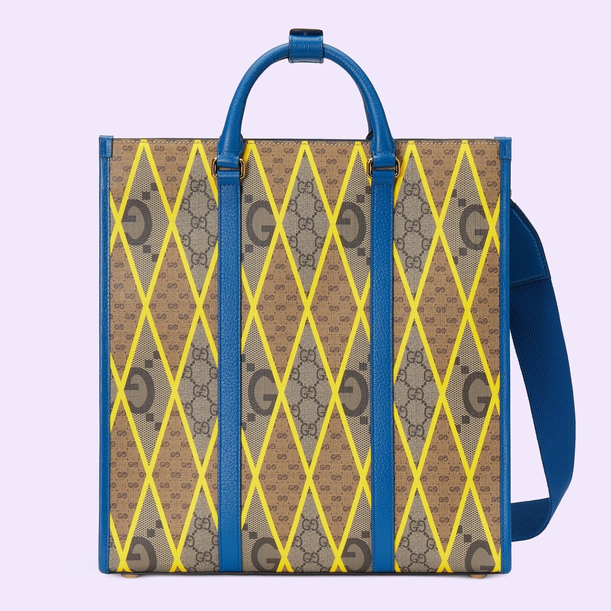 GG rhombus print large tote bag - 1