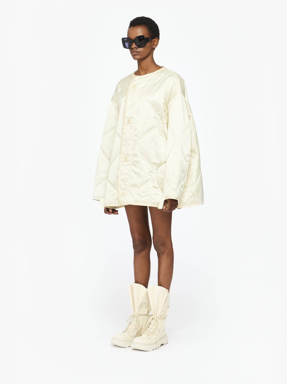 OVERSIZED QUILTED JACKET - 4