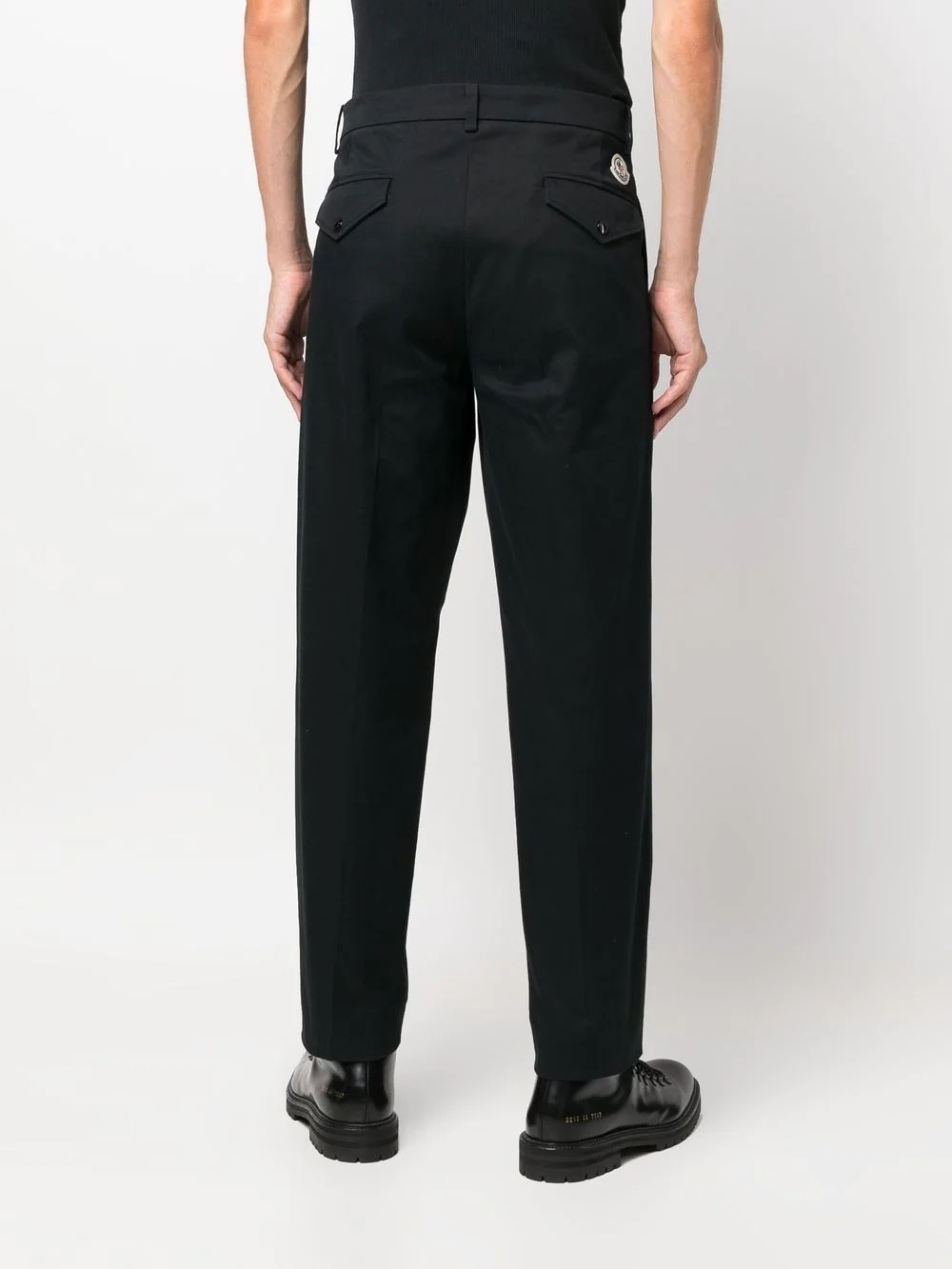 straight-leg cut trousers - 4