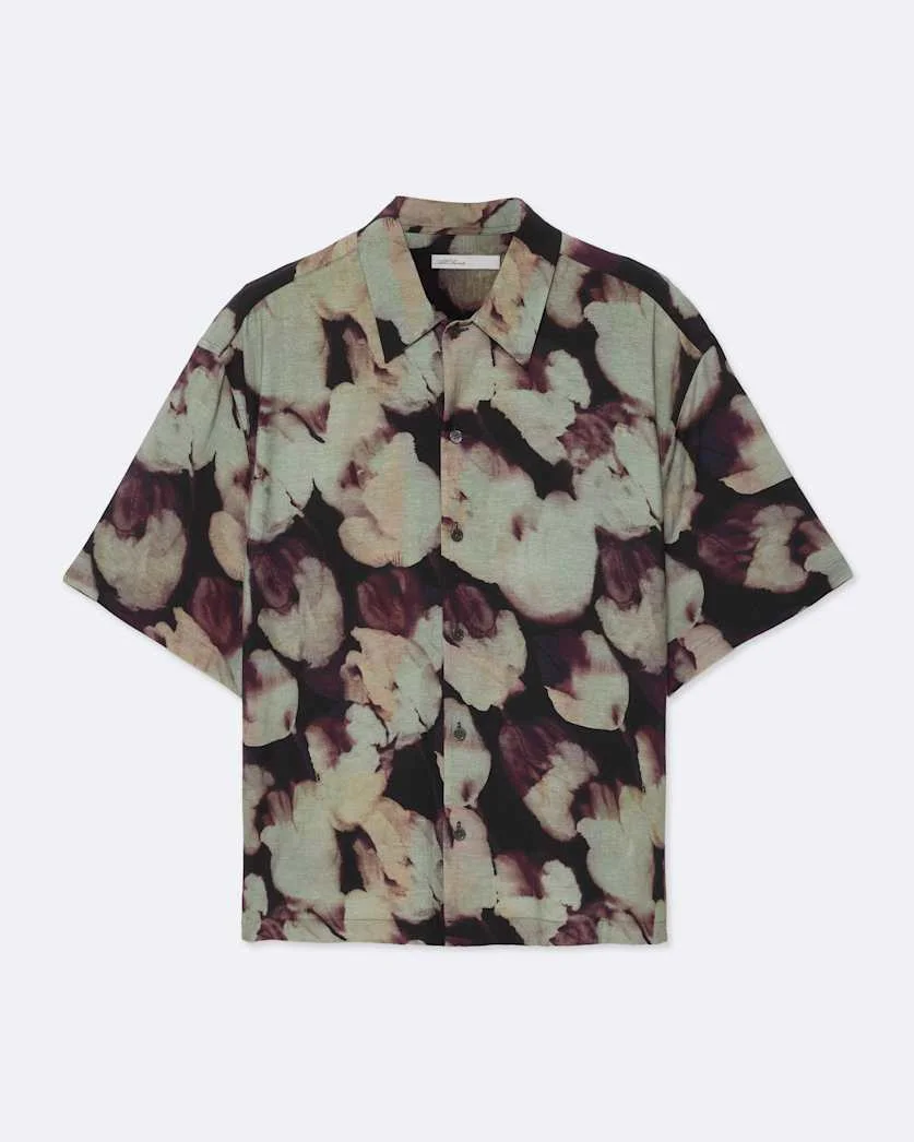 TULIP OVERSIZED FLORAL-PRINT SHIRT - 1