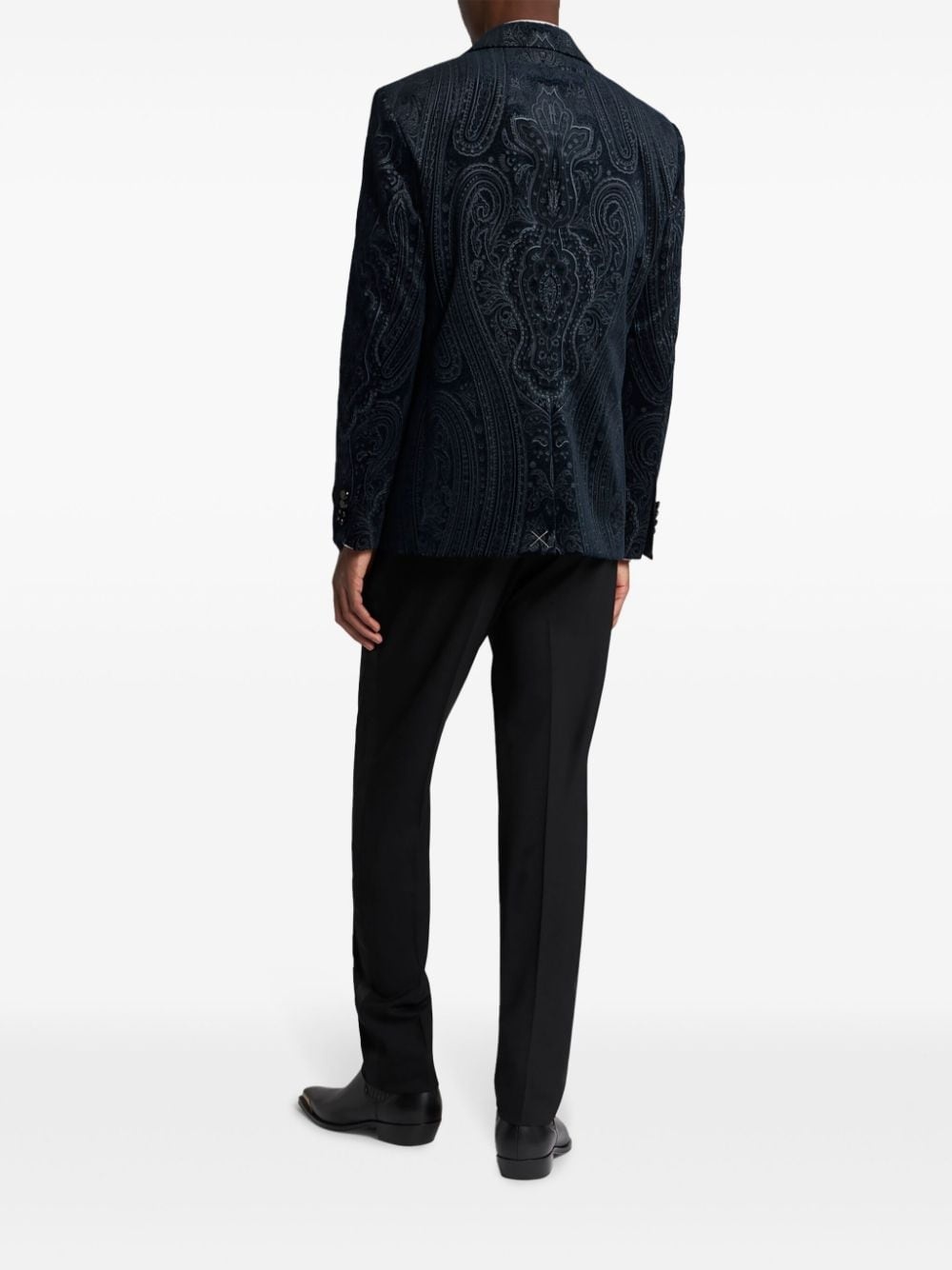 paisley blazer - 3