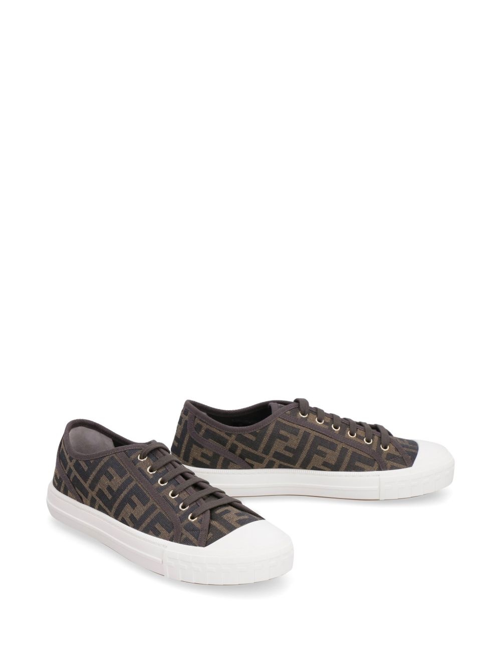FF-motif Domino sneakers - 3