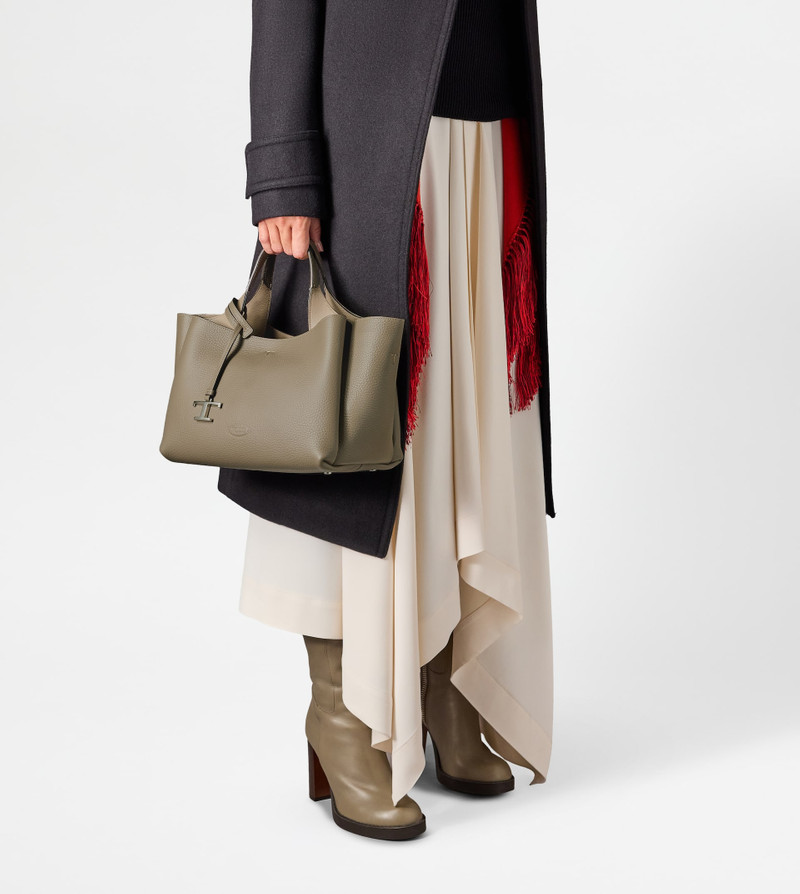 Tod's BAG IN LEATHER MINI - GREY outlook