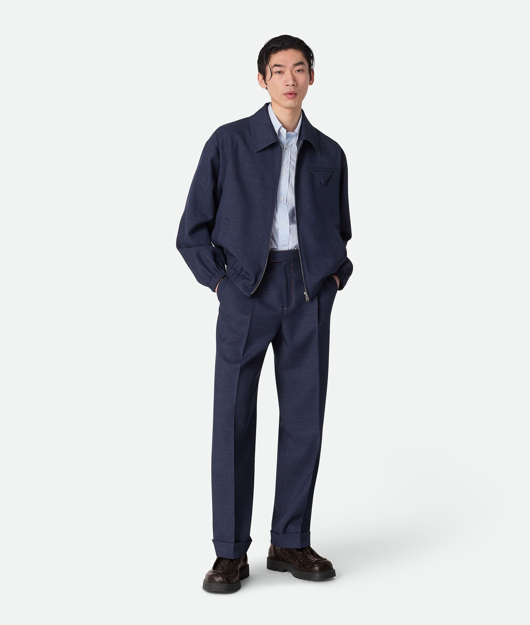 Melange Wool Blouson - 4