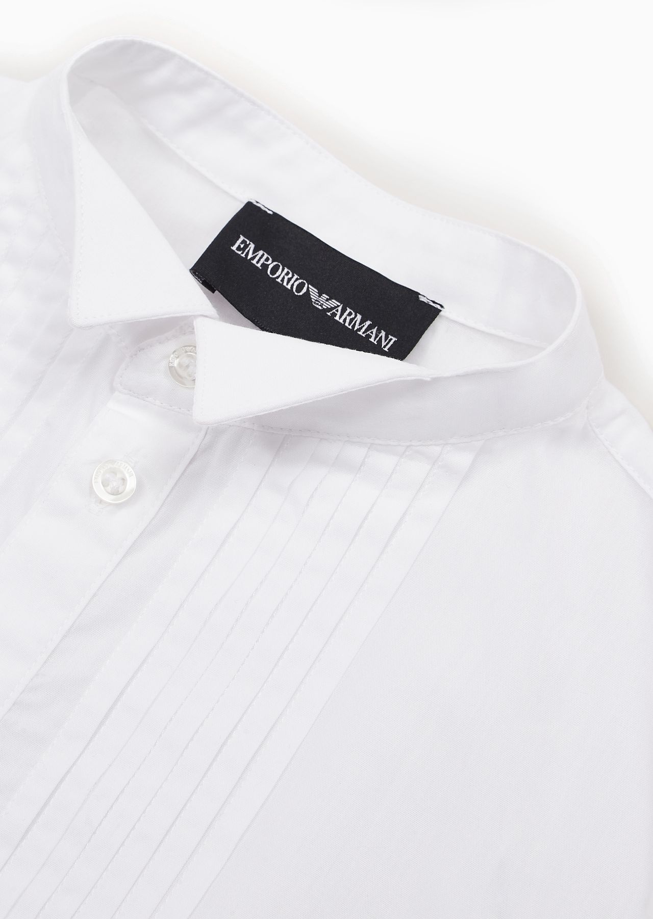 Cotton shirt with eagle embroidery - 2