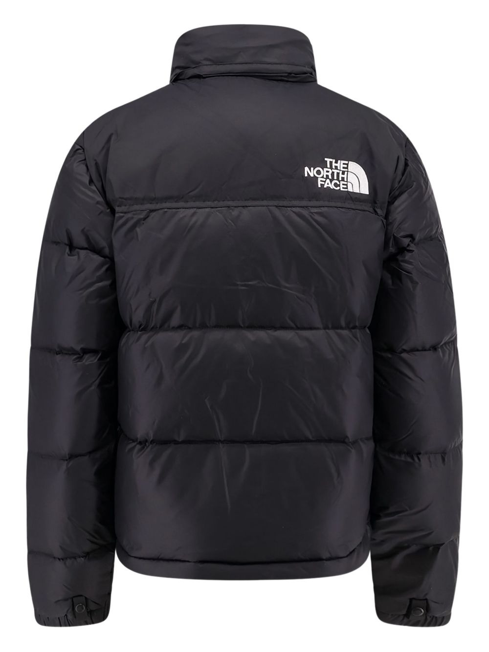 logo-embroidered puffer jacket - 2