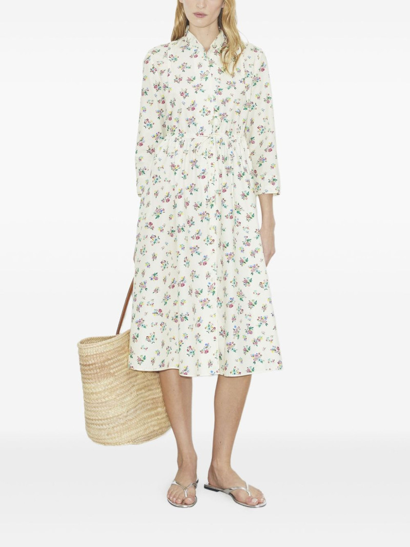 TORY BURCH floral-patterd midi dress outlook