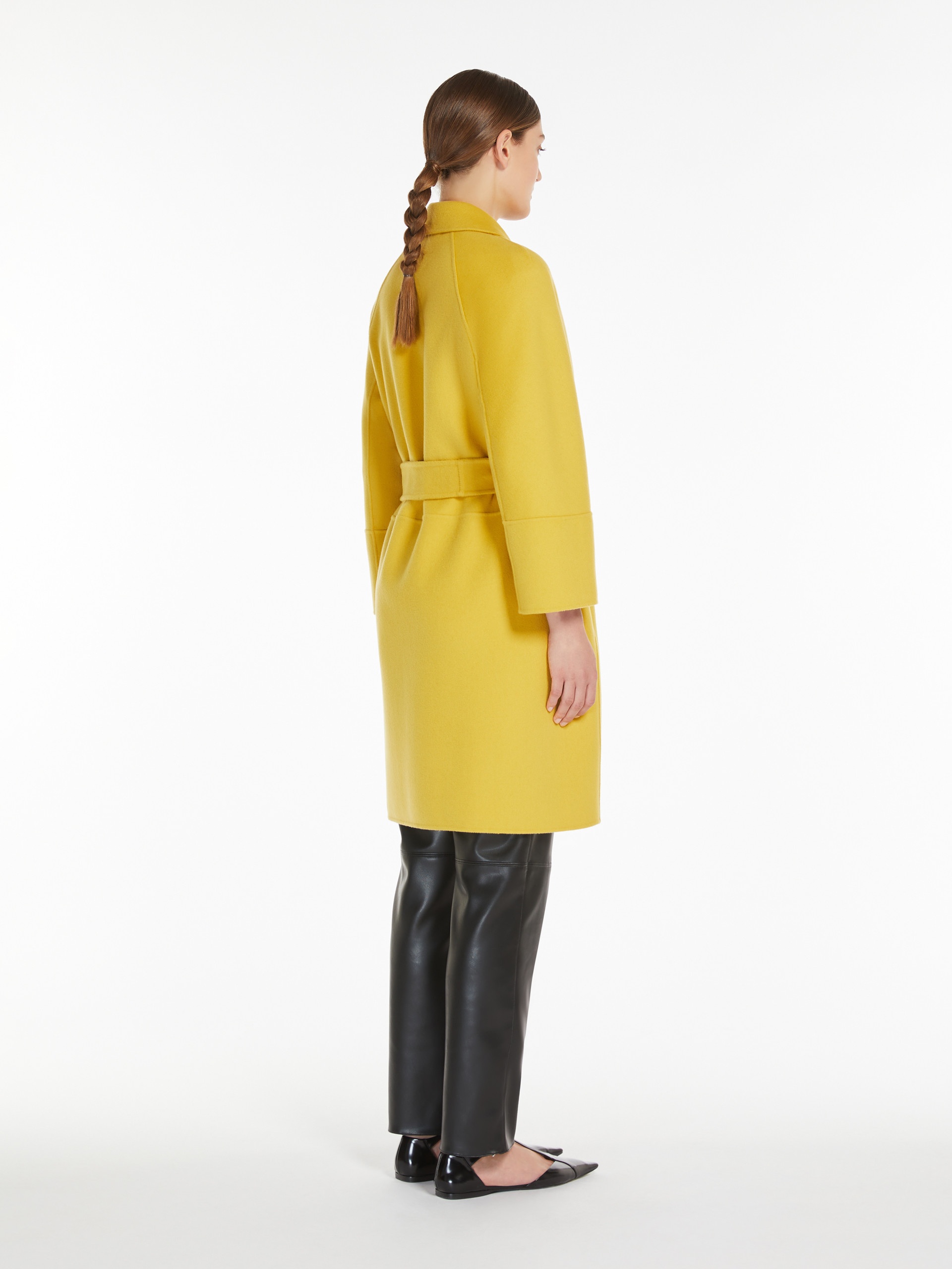 ARONA Short double-faced wool coat - 4