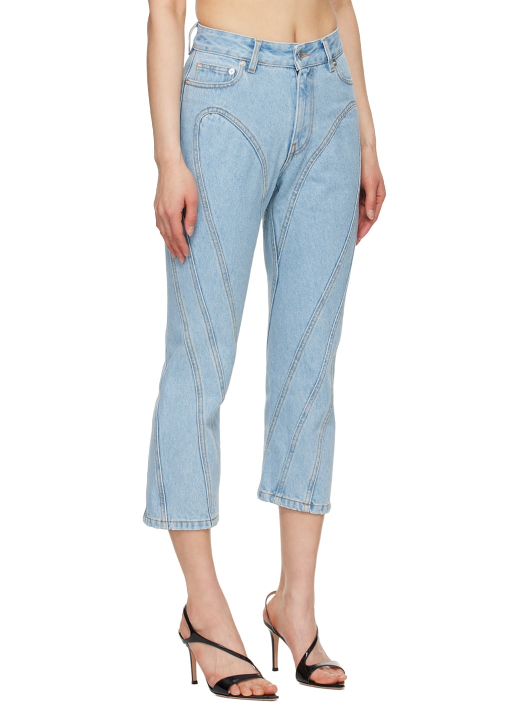 Blue Capri Jeans - 2