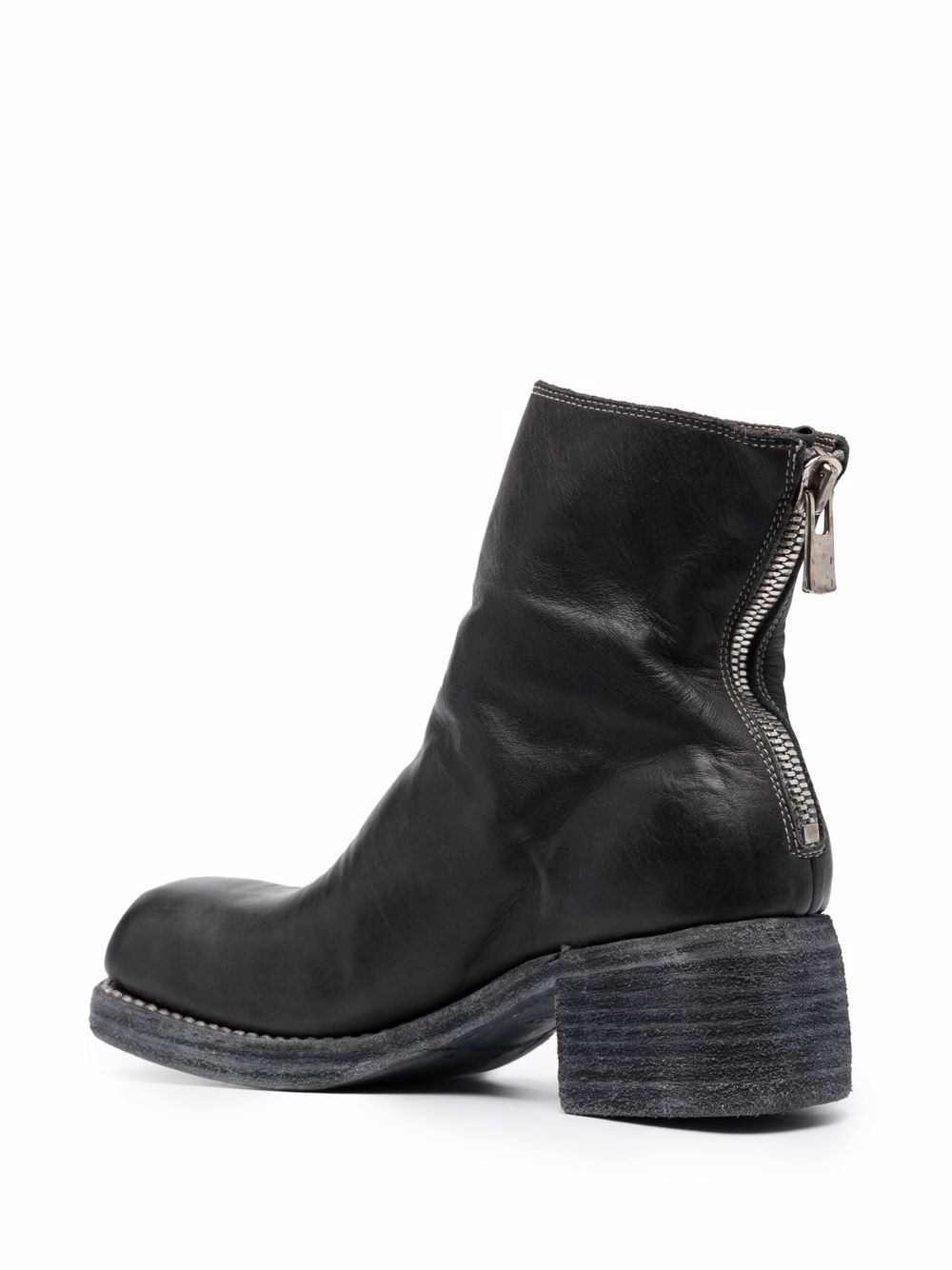 zip-front ankle boots - 3