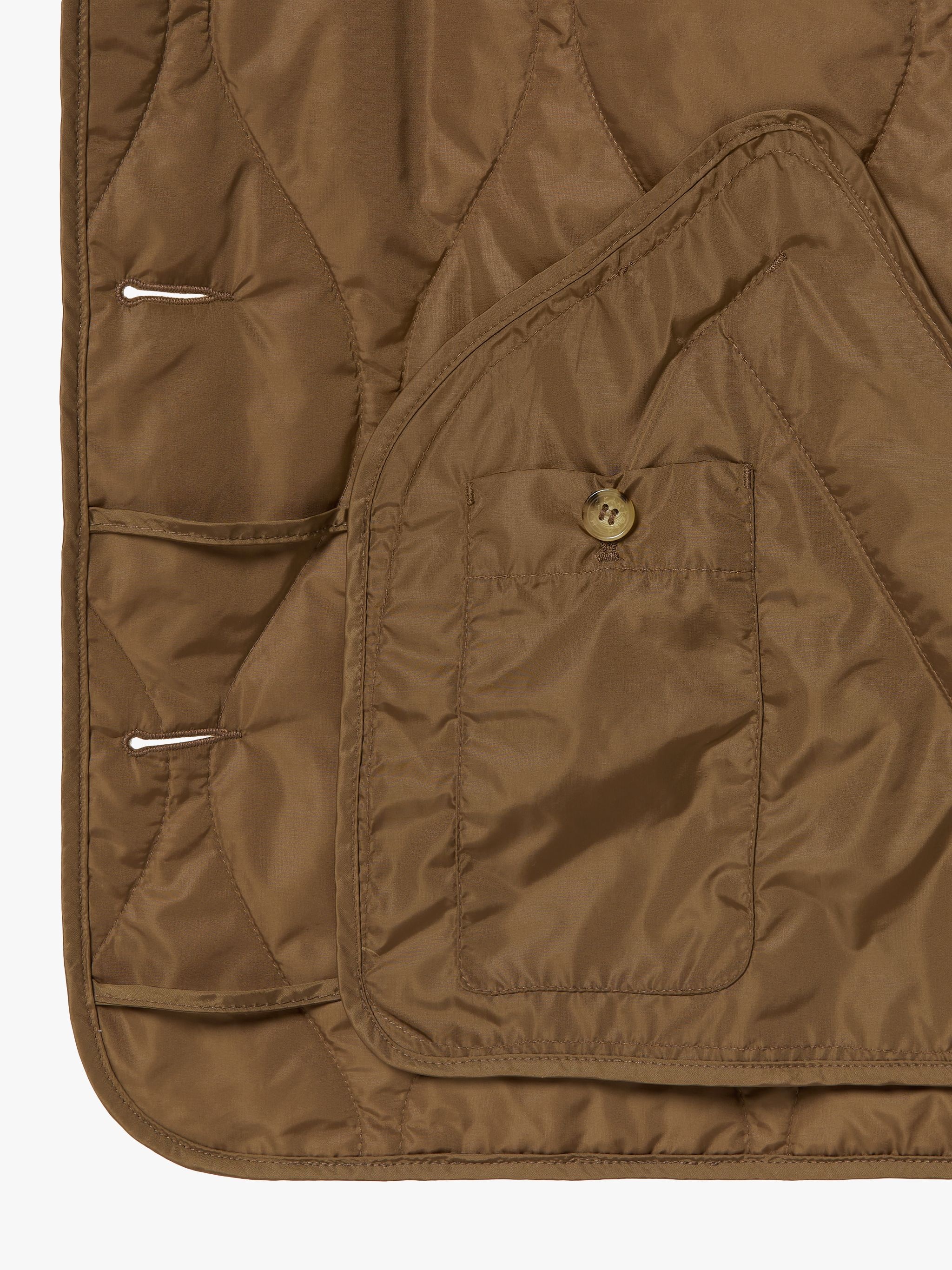 JESSIE MOCHA QUILTED NYLON JACKET | LMJ-012 - 6