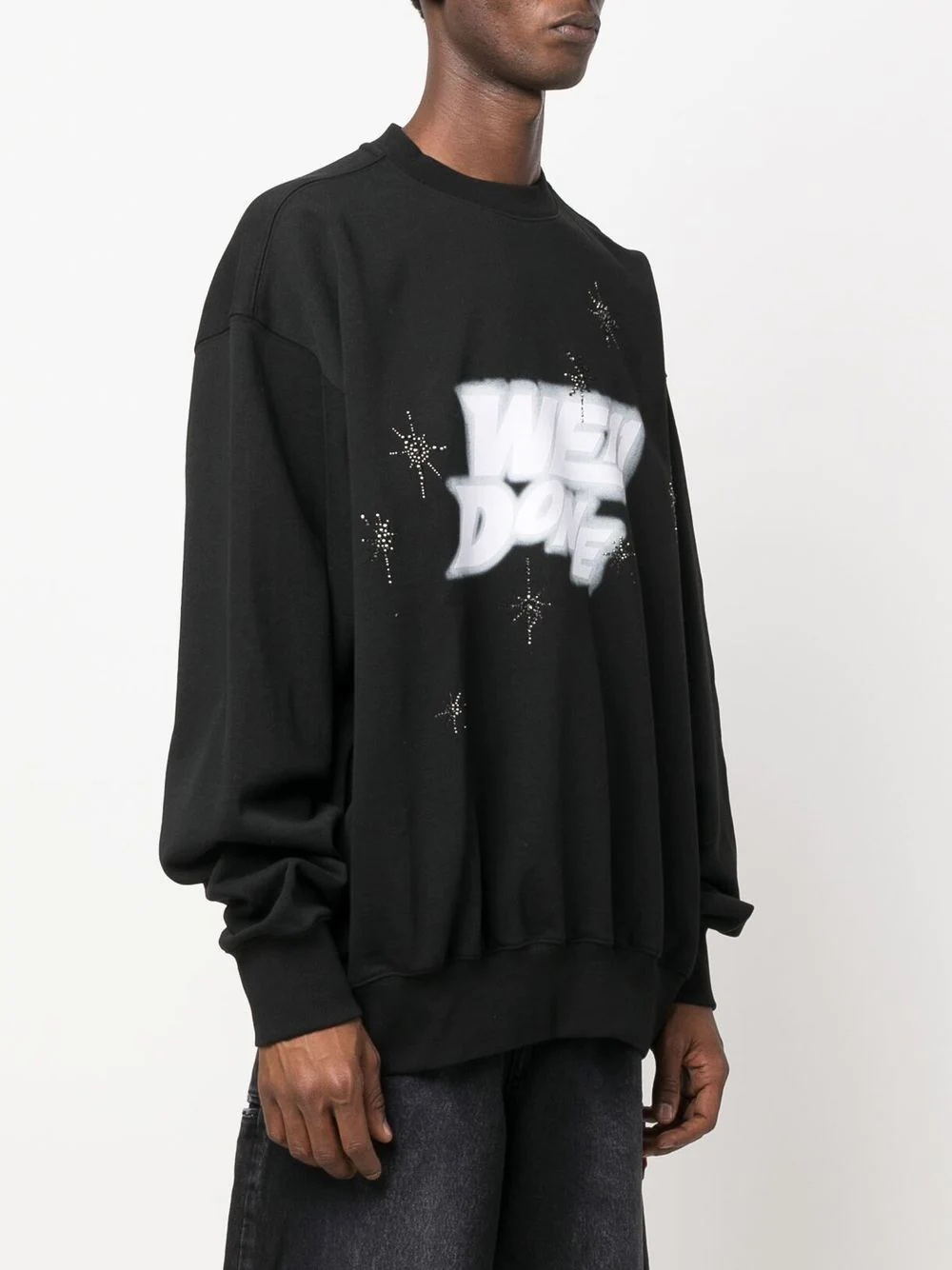 logo-print detail sweatshirt - 4