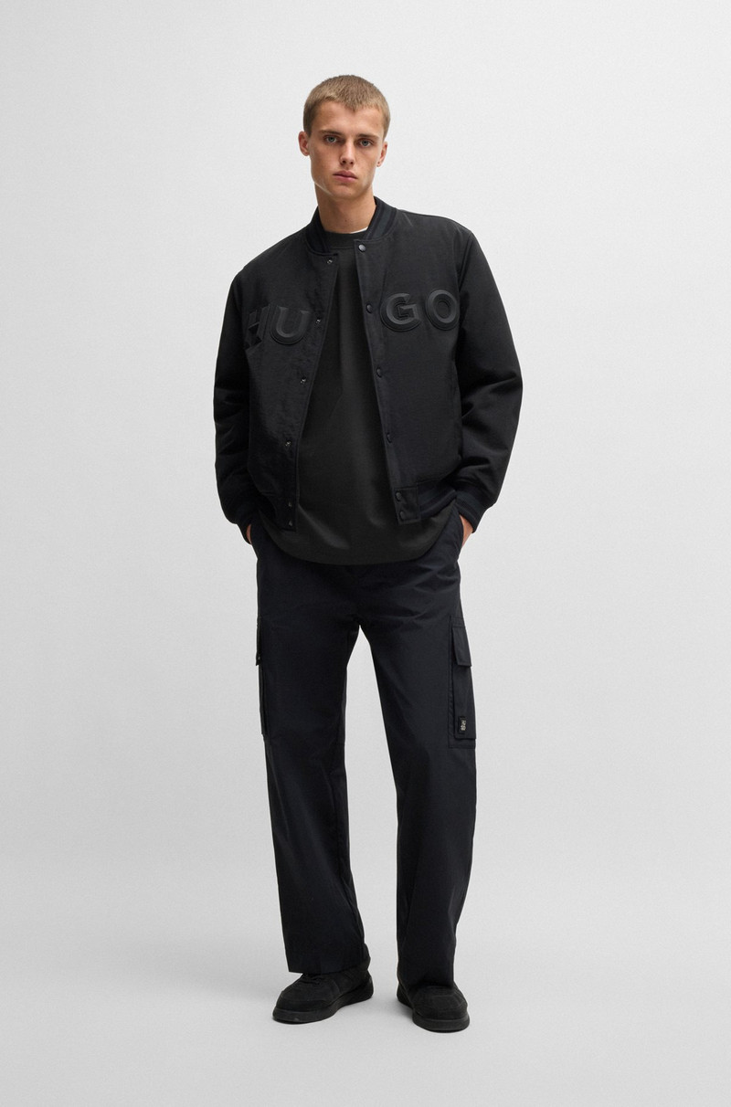 HUGO OVERSIZE-FIT ALL-GENDER T-SHIRT IN COTTON WITH LOGO LABEL outlook