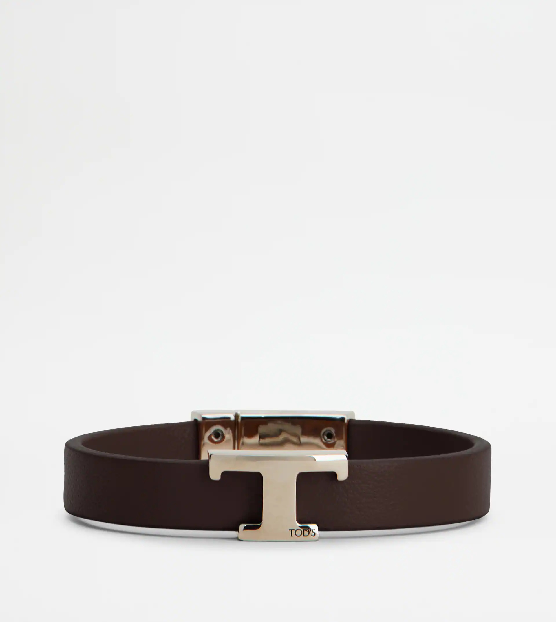 TIMELESS BRACELET IN LEATHER - BROWN - 1