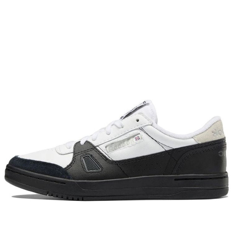 Reebok LT Court Cozy Wear-resistant Skateboarding Shoes Unisex White Black HP5361 - 1
