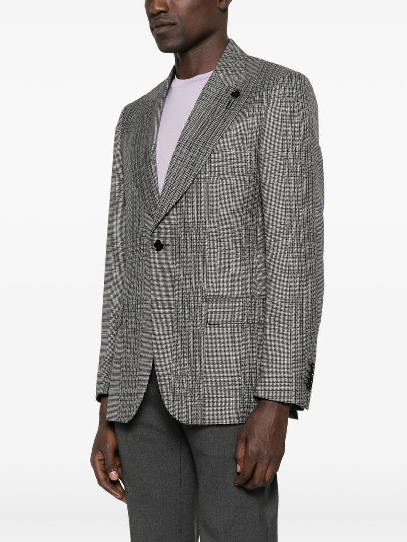 LARDINI Lardini Checked Single-breasted Blazer outlook