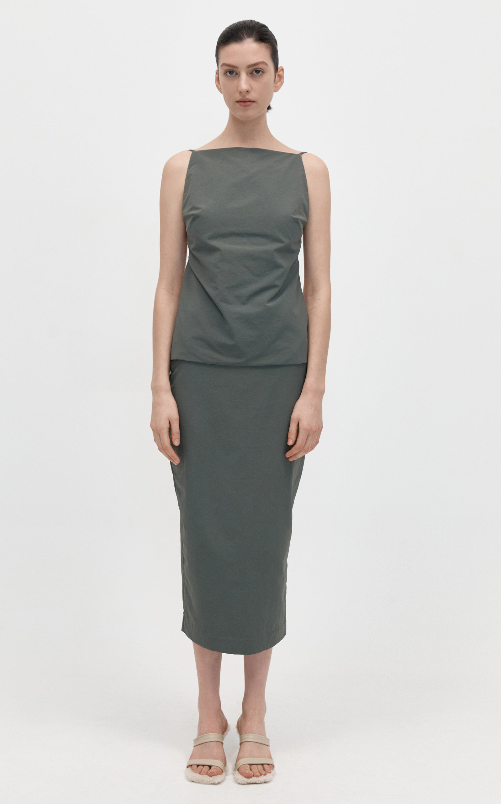 Square Neck Top green - 5