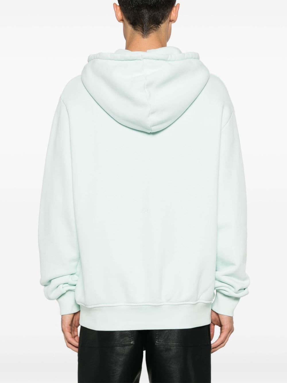 logo-embroidered hoodie - 4