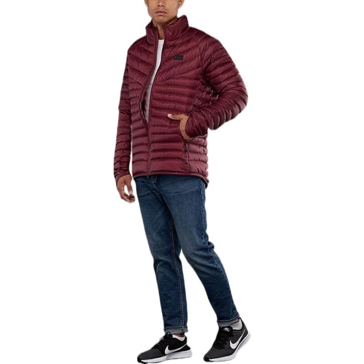 Nike FC Barcelona 2018-19 Down Fill Jacket 'Maroon' AH7431-669 - 3