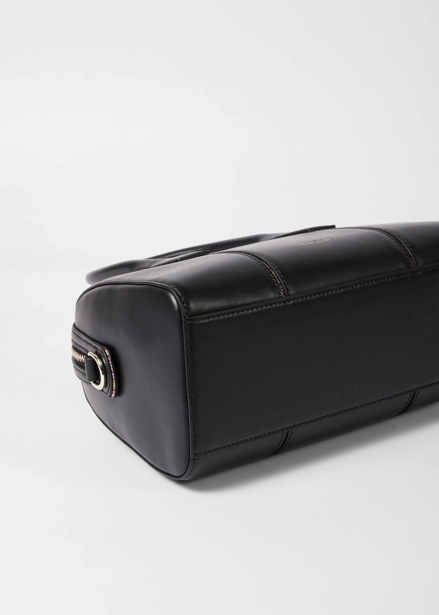 Women's Small Leather Black 'Boston' Bag - 6