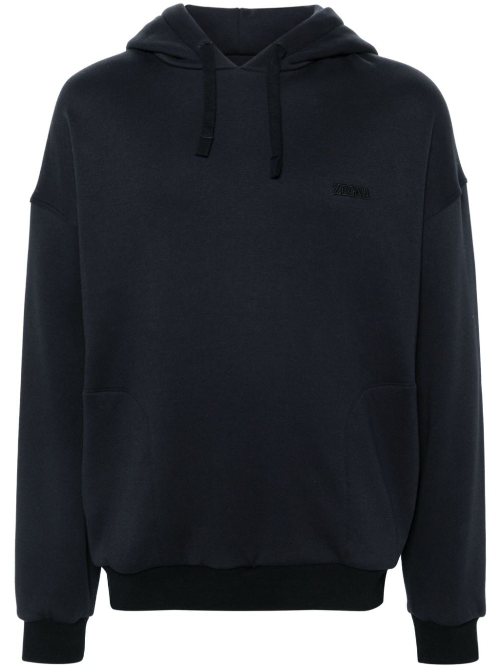logo-embroidered sweatshirt - 1